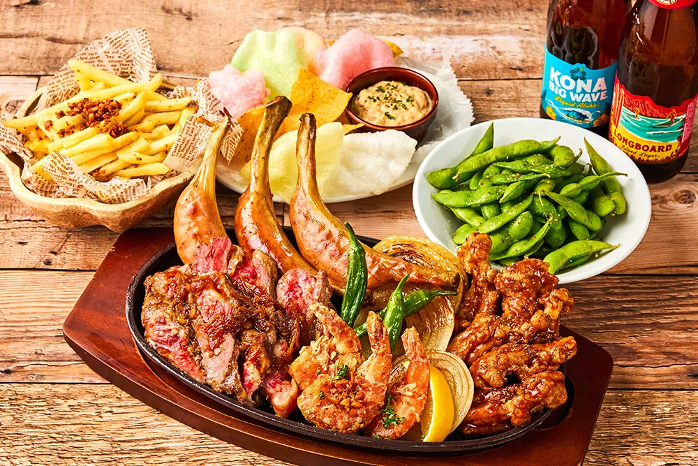 【期間限定】ハワイアンテイストの本格BBQプランが登場!